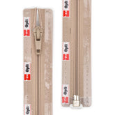 Rits deelbaar | Opti | spiraal S60 | 60 cm | 886 beige Deelbare Rits OPTI - D - S60 - 60 CM - 886 - BEIGE